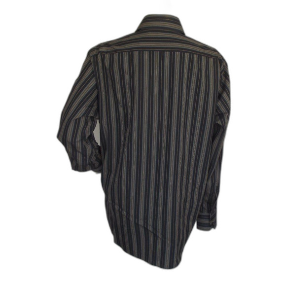 HUGO BOSS Shirt, 17/34-35, Dark Stripes, Long sleeves, Standard collar - Picture 4 of 13